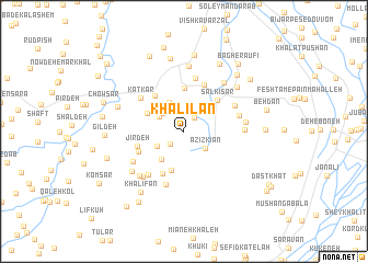 map of Khalīlān