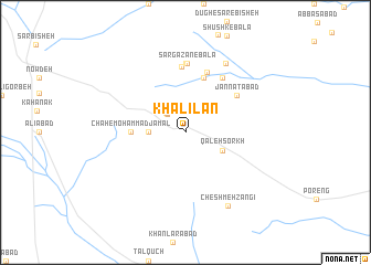 map of Khalīlān