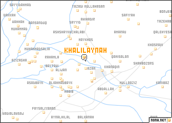 map of Khalīl ‘Aynah