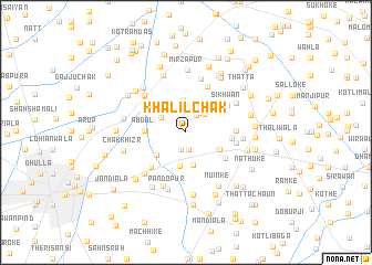 map of Khalīl Chak