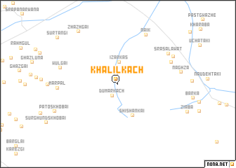 map of Khalīl Kach