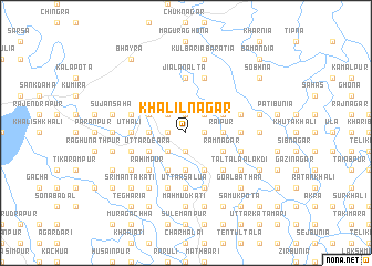 map of Khalīlnagar