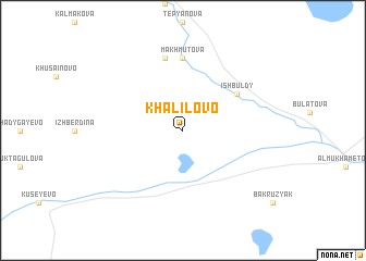 map of Khalilovo