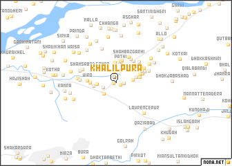 map of Khalīlpura