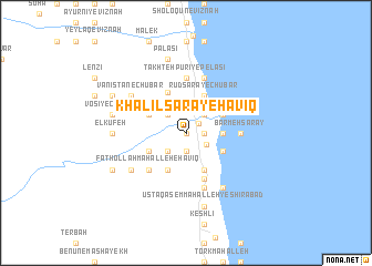 map of Khalīl Sarā-ye Ḩavīq