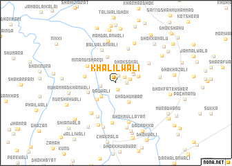 map of Khalīlwāli