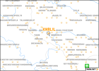 map of Khalīl