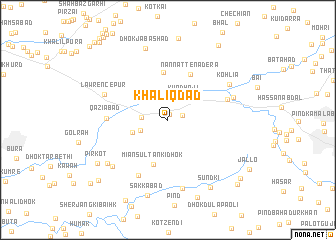 map of Khāliqdād