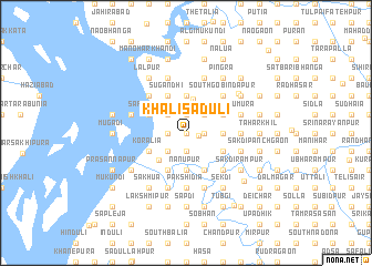 map of Khalisāduli