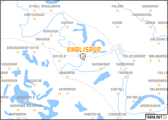 map of Khālispur