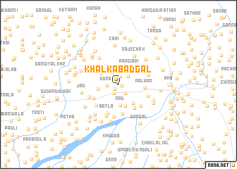 map of Khalka Badgal