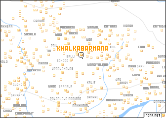 map of Khalka Barmāna