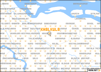 map of Khālkula