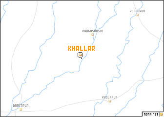 map of Khallār