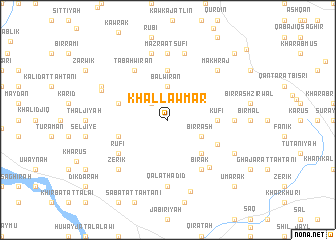 map of Khallawmār