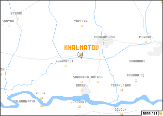 map of Khalmatov