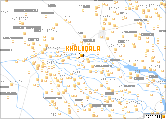 map of Khālo Qala