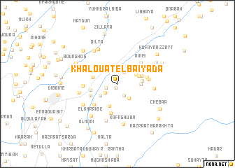 map of Khalouât el Baïyada