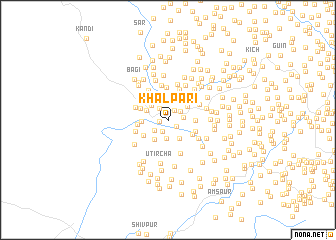 map of Khalpāri