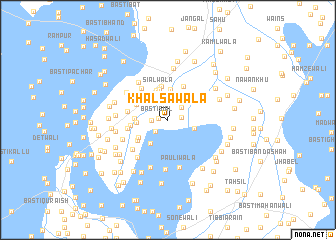 map of Khālsāwāla