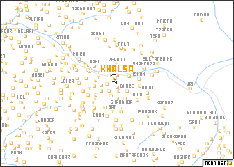 map of Khālsa