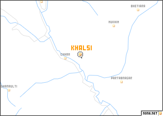 map of Khālsi