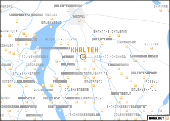 map of Khalţeh