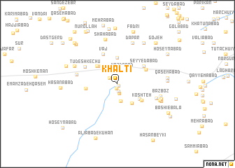 map of Khāltī