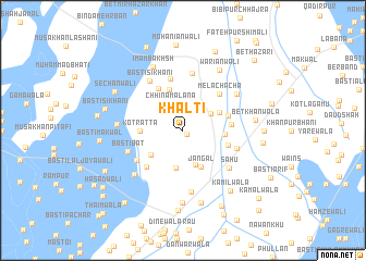 map of Khālti