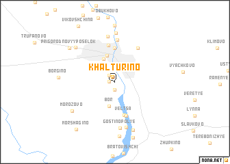 map of Khalturino