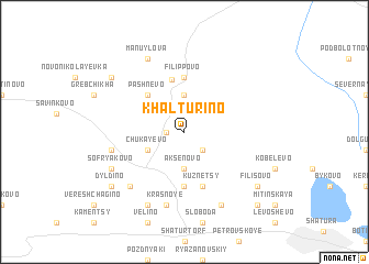 map of Khalturino