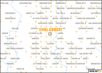 map of Khāluābāri