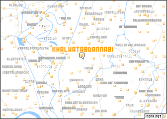 map of Khalwat ‘Abd an Nabī