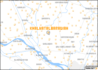 map of Khalwat al Barādi‘ah