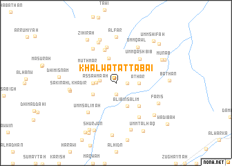 map of Khalwat at Tabai