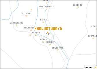 map of Khalwat ‘Ubayd