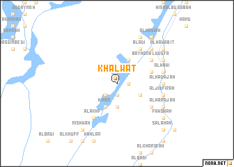 map of Khalwāt