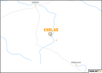 map of Khālwa