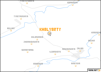 map of Khalyarty