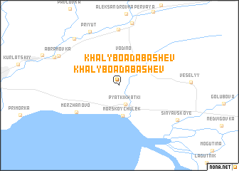 map of Khalybo-Adabashev