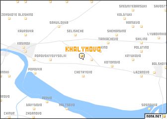 map of Khalymovo