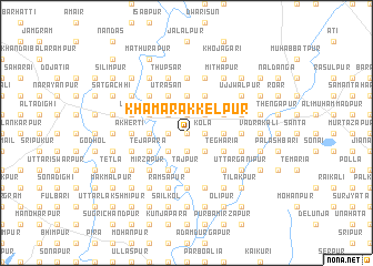 map of Khāmār Ākkelpur