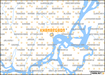 map of Khāmārgaon
