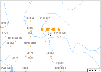 map of Khamaung