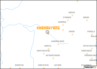 map of Khamawyang