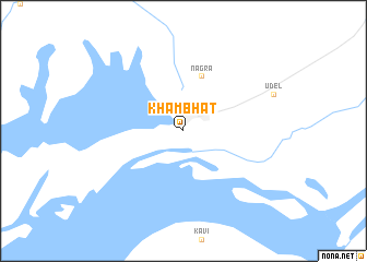 map of Khambhāt