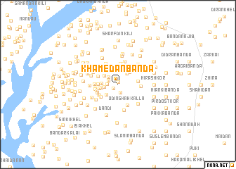 map of Khamedān Bānda