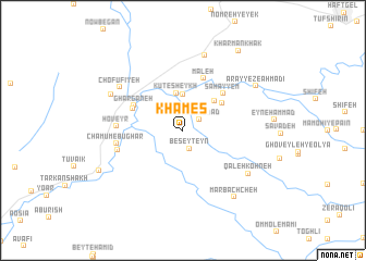 map of Khāmes