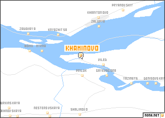 map of Khaminovo