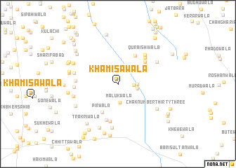 map of Khamīsawāla